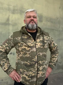 Утеплённые пиксельная кофта с капюшоном